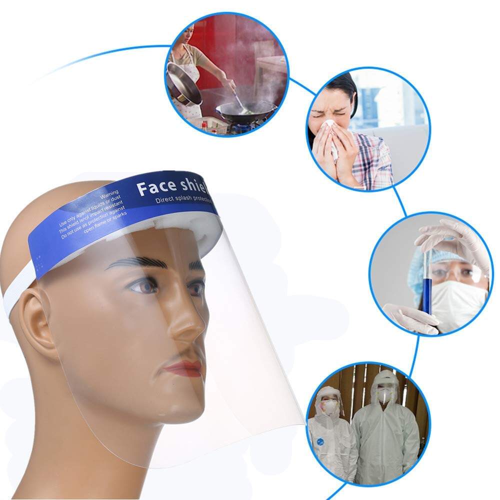 Reusable Plastic Face Shields