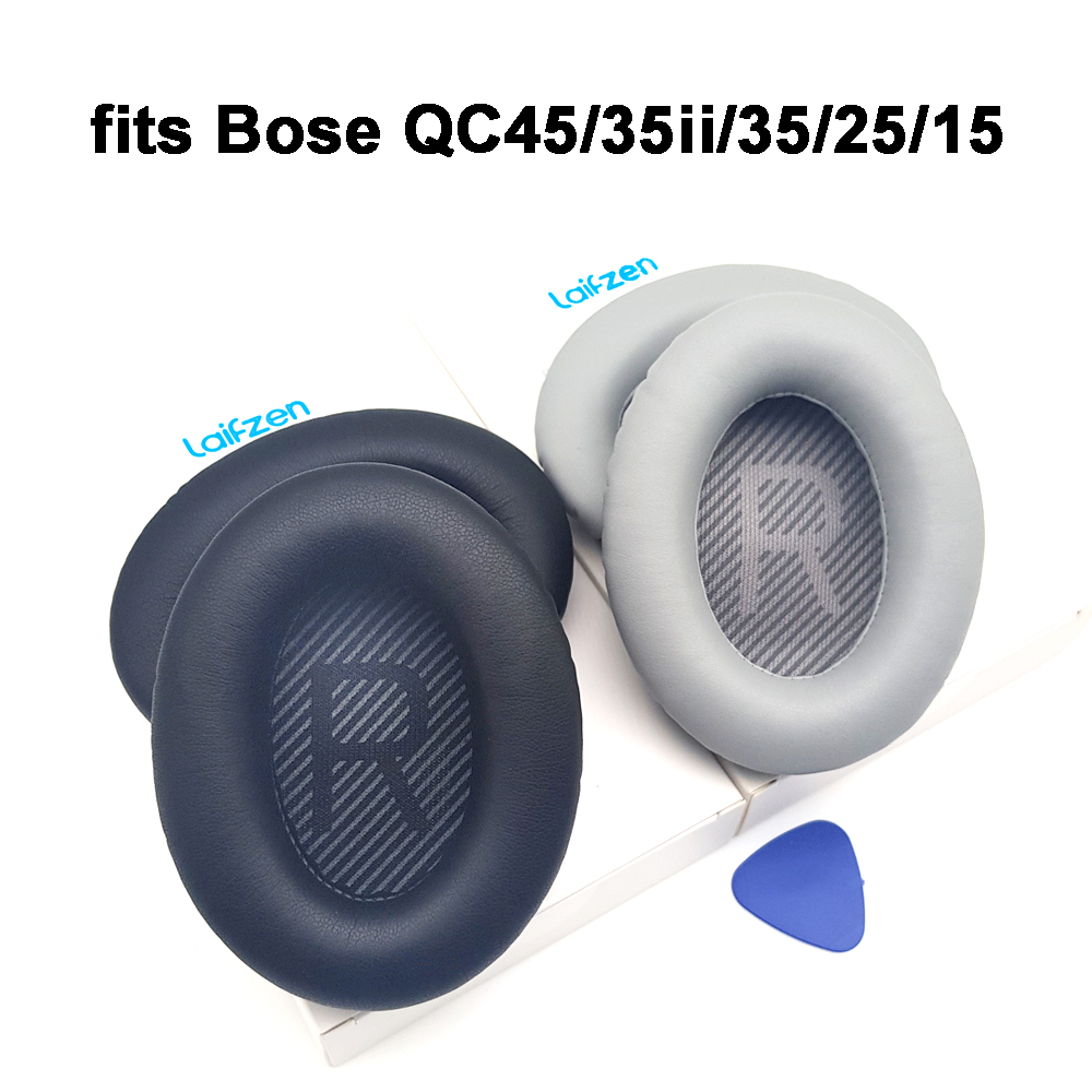 【Stock in SG】Extra Durable QC 45 35 25 Stitched-Seam Earpads Cushions Replacement for Bosee Bbose Quiet-Comfort 15 2 AE2 Sound-Link Sound-True Headphones Ear Pads Cups