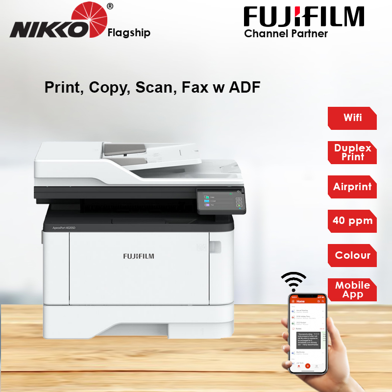 [Singapore Warranty] Fujifilm formerly Fuji Xerox ApeosPort 4020SD A4 Monochrome Multifunction Laser Printer 4020 SD