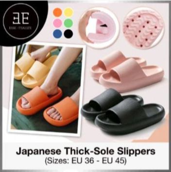 Japanese Style men and women couples thick-soled home slippers/foot massage/four seasons/indoor slippers/Sandal Fashion