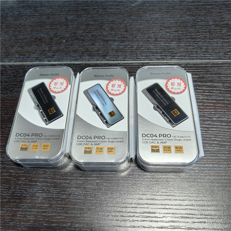 NEW IBasso DC04Pro Decoding Headphone Amplifier Type-C To 3.5mm 4.4mm Dual CS43131 DAC
