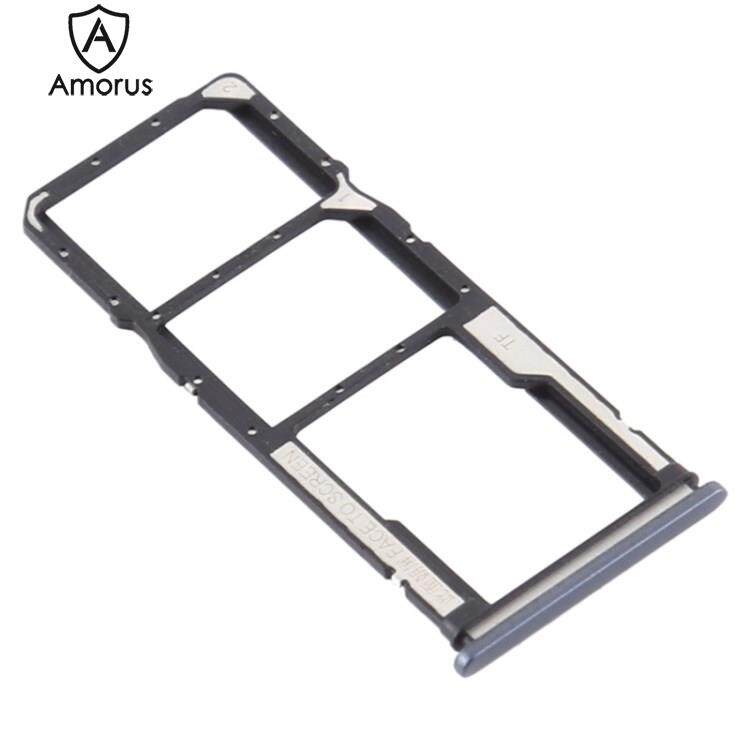 Amorus Dual SIM + TF Card Tray Holder Replacement (without Logo) for Xiaomi Redmi 9