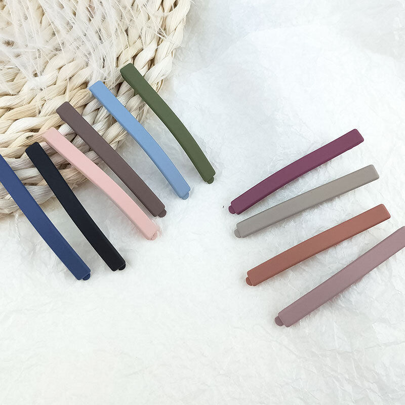 Solid Color Women Hair Clips Korean Elegant Girls Hairpins Fashion Female Barrettes Hair Accessories