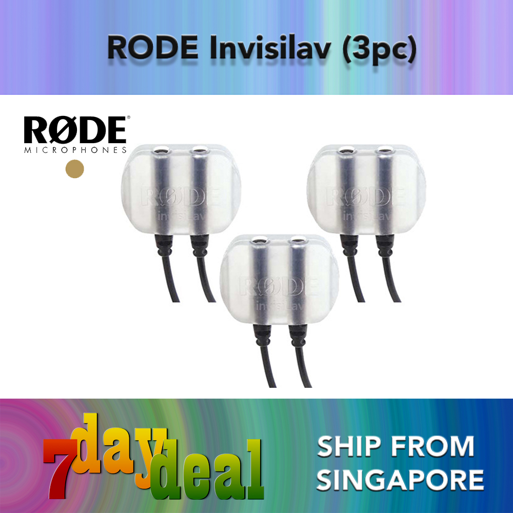 Rode InvisiLav 3 Pack (For Lavalier and SmartLav+ Microphone)