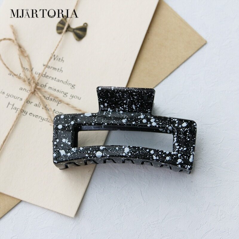 MJartoria Summer Ladies Hair Catch Simple Coil Hair Large Grab Clip Headdress Bath Clip