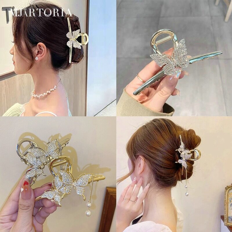 MJartoria New Fashion Lady Cute Super Immortal Versatile Temperament Tassel Hairpin