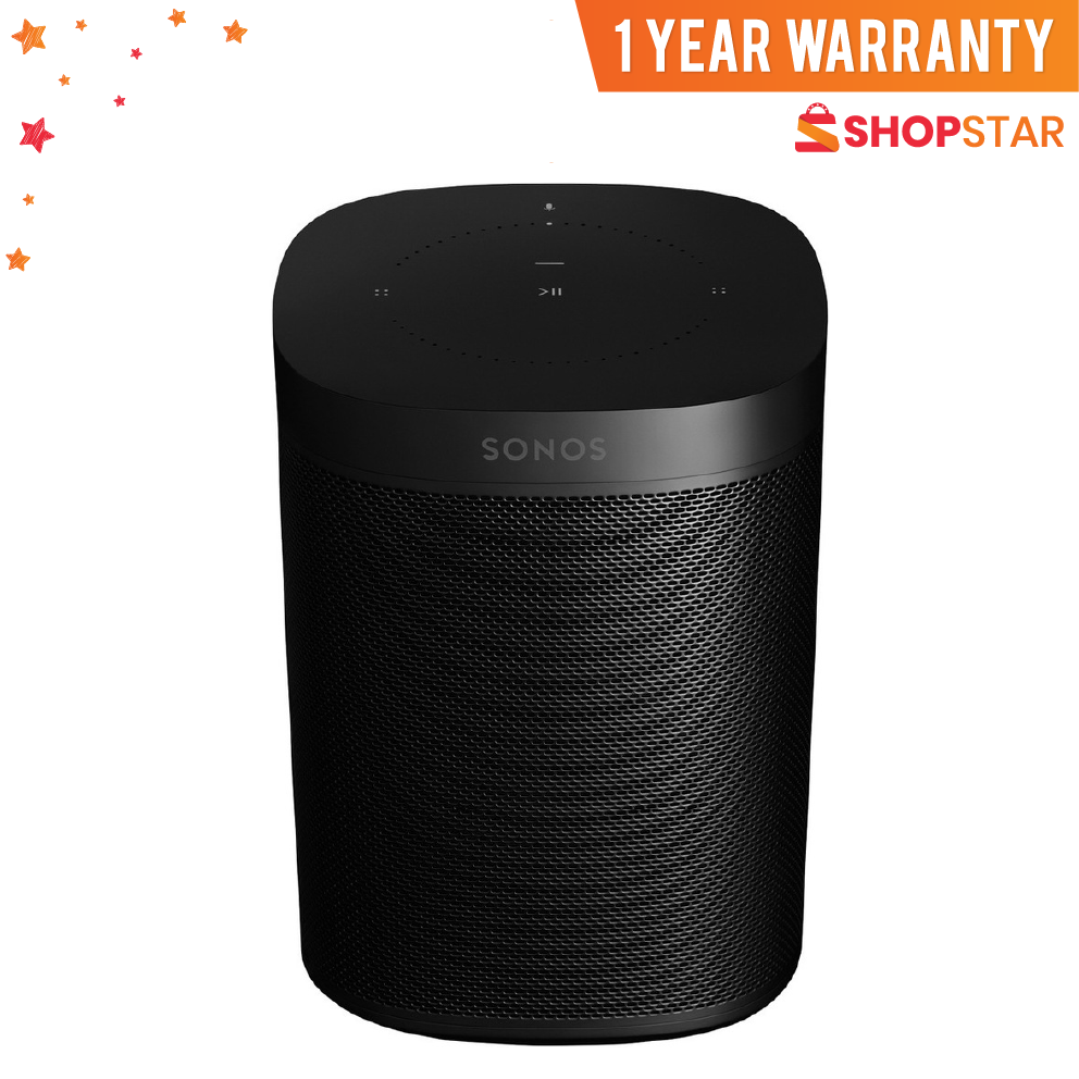 Sonos One Gen 2 Smart Speaker - Black