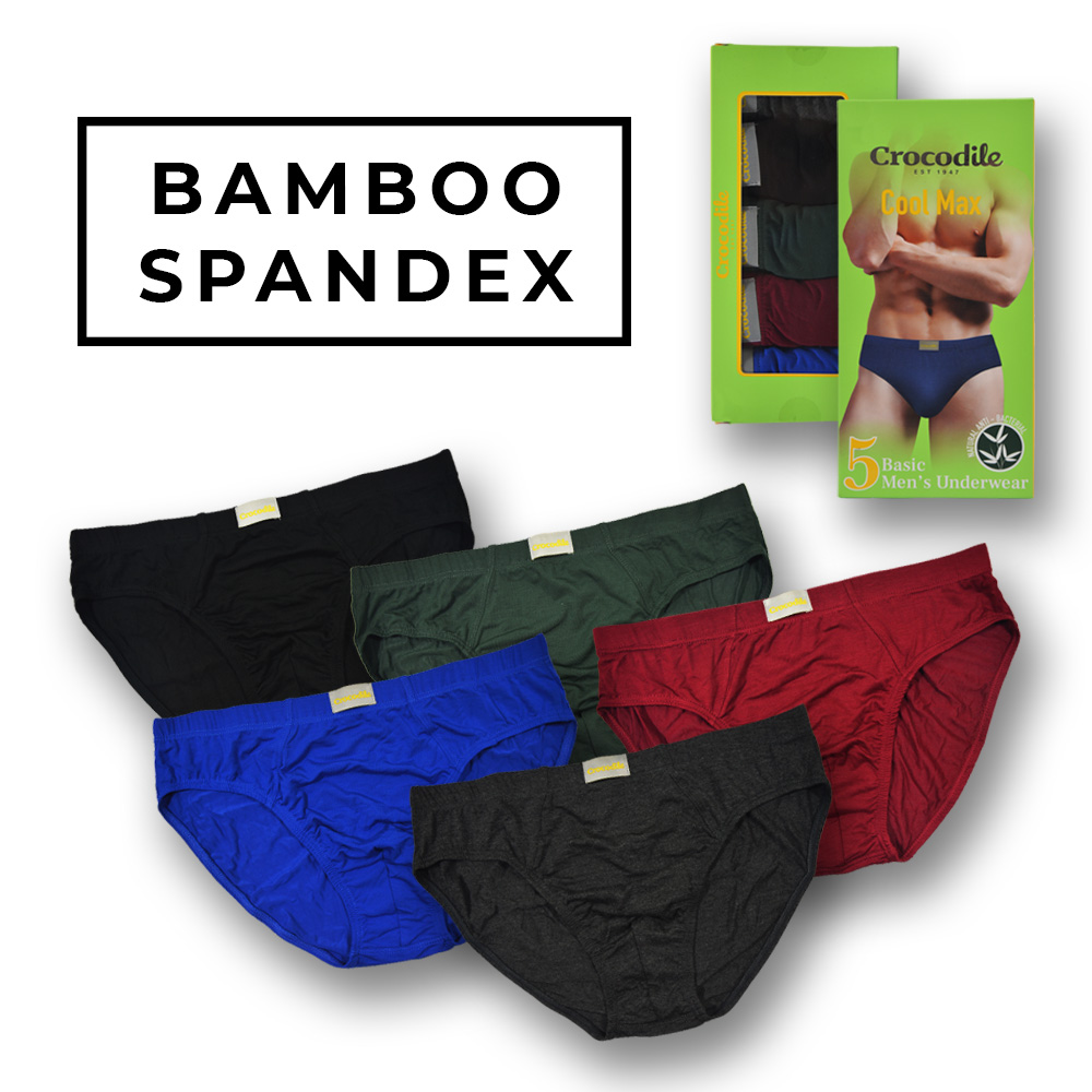 Crocodile 5-Pcs Iconic Basic Men's Underwear