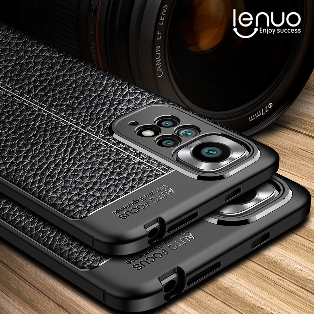 Lenuo for Xiaomi Redmi Note 11 / Note 11S / Note 11 Pro / Note 11 Pro 5G Soft TPU Case - All-inclusive Protection Dermatoglyph Phone Silicone Back Cover