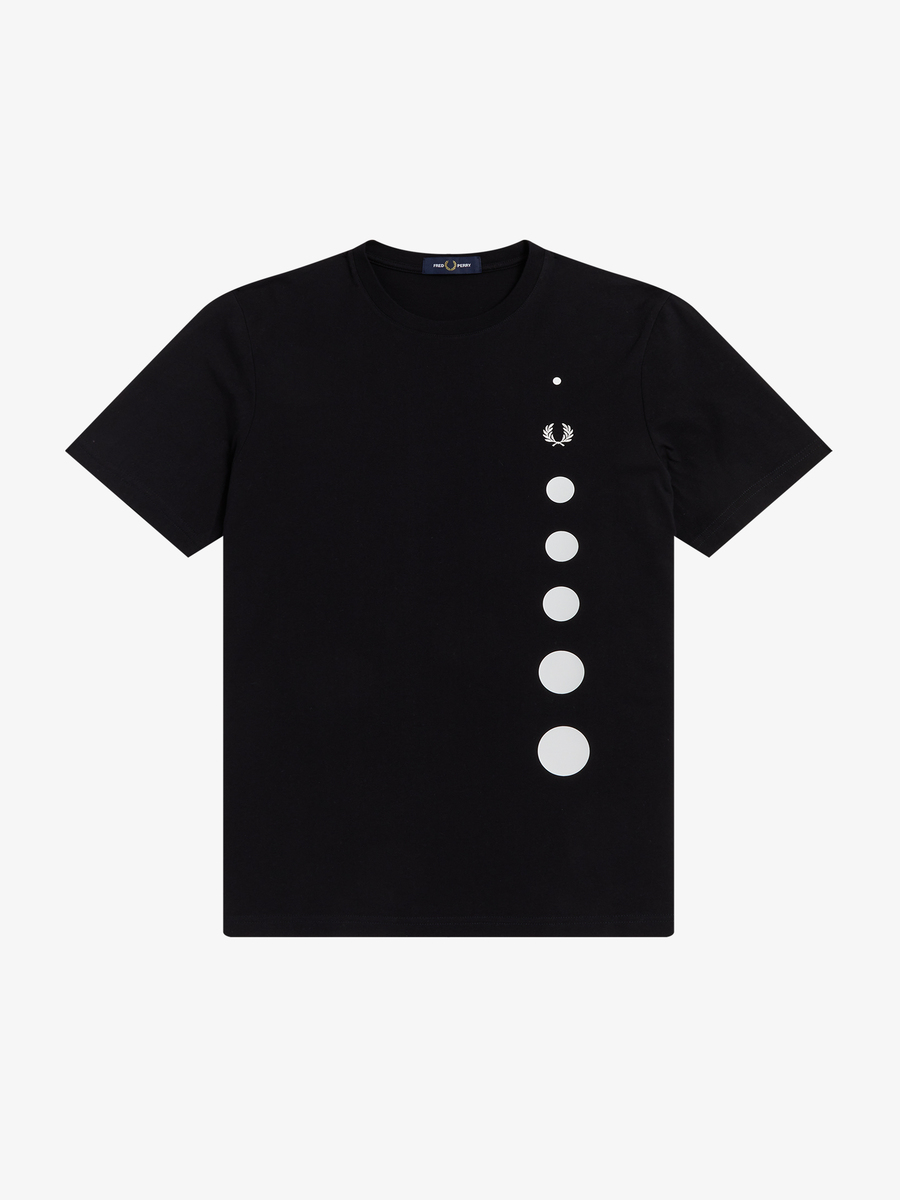 Fred Perry M3631 Gradient Dot T-Shirt (Black)