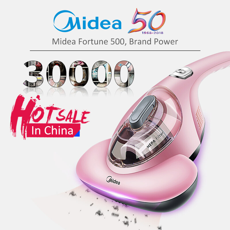 Midea B1 UV Anti Dust Mites Handheld Portable Vacuum Cleaner HEPA Filter Powerful Suction Heat Application Dehumidification Double Motor