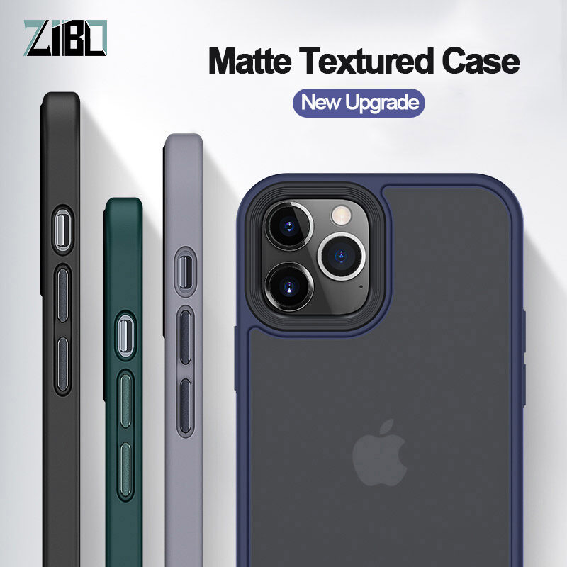 Luxury translucent frosted phone case for iPhone 12 13 14 Plus Pro Max all-inclusive shockproof case for iPhone 11 Pro Max case for iPhone 7 8 Plus XR XS Max phone casing