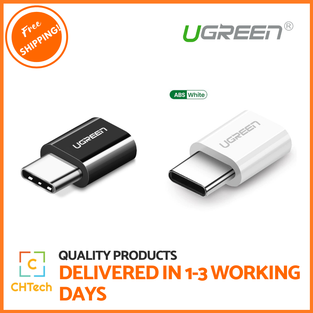 Ugreen Micro USB to USB C OTG Adapter Type C Charger Cable Converter for Macbook Pro Samsung Galaxy S10 S9 Huawei Type-C