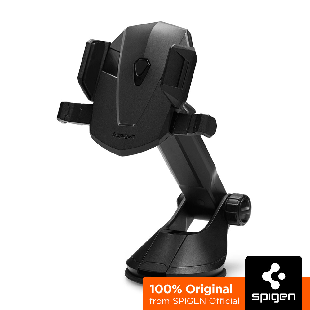 SPIGEN Car Mount [TS35] Suction Cup with Integrated Adhesive Gel Pad Provides Versatile, Secure Lock / Smartphone Car Mount with One-Touch Technology / Phone Car Mount