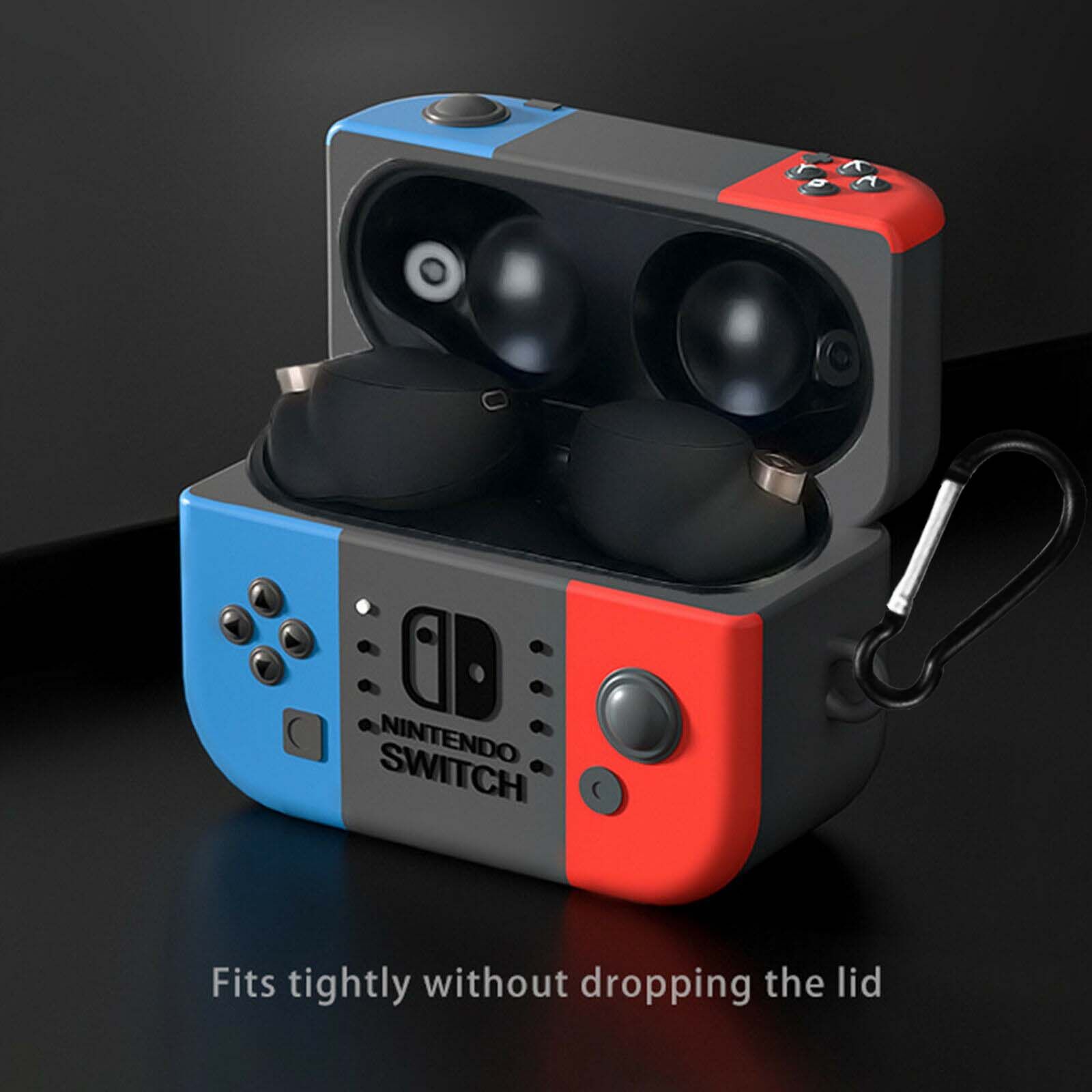 BLUESN Case for SONY WF-1000XM4 Case Switch Shell Silicone Earphone Charging Box for SONY WF 1000XM4 Protective Case with Hook