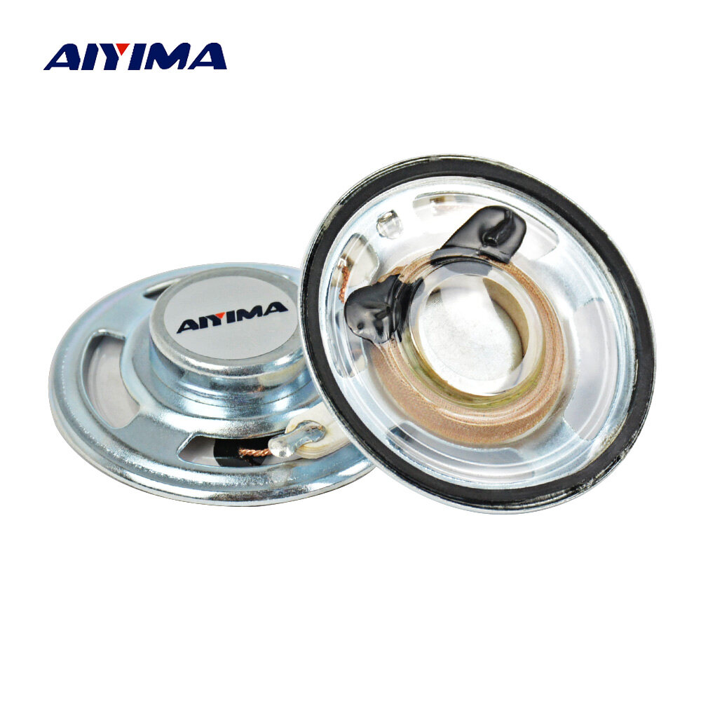 AIYIMA 40MM 8 Ohm 2W Audio Mini Portable Loudspeakers Waterproof Speaker LS40N-14F Within The Magnetic Type Tweeter 40MM 8 Ohm 2 W