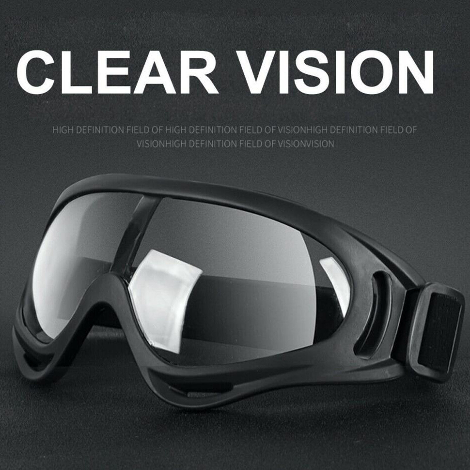 Baoblaze Protective Goggles Safety Anti Fog/Splash/Scratch Goggle Over Glasses Clear Eye Protection-Perfect for Construction, DIY, Shooting, Welding, Lab