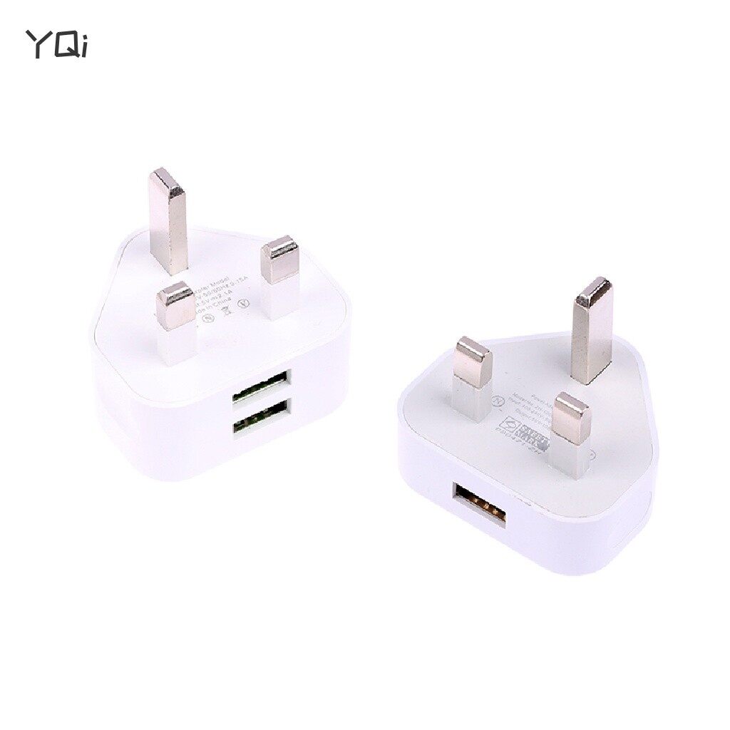 Speedy Fast 1/2/3 Port USB Charger 3 Pin UK Mains Wall Plug Adapter ORIGINAL Travel Charger[PY]