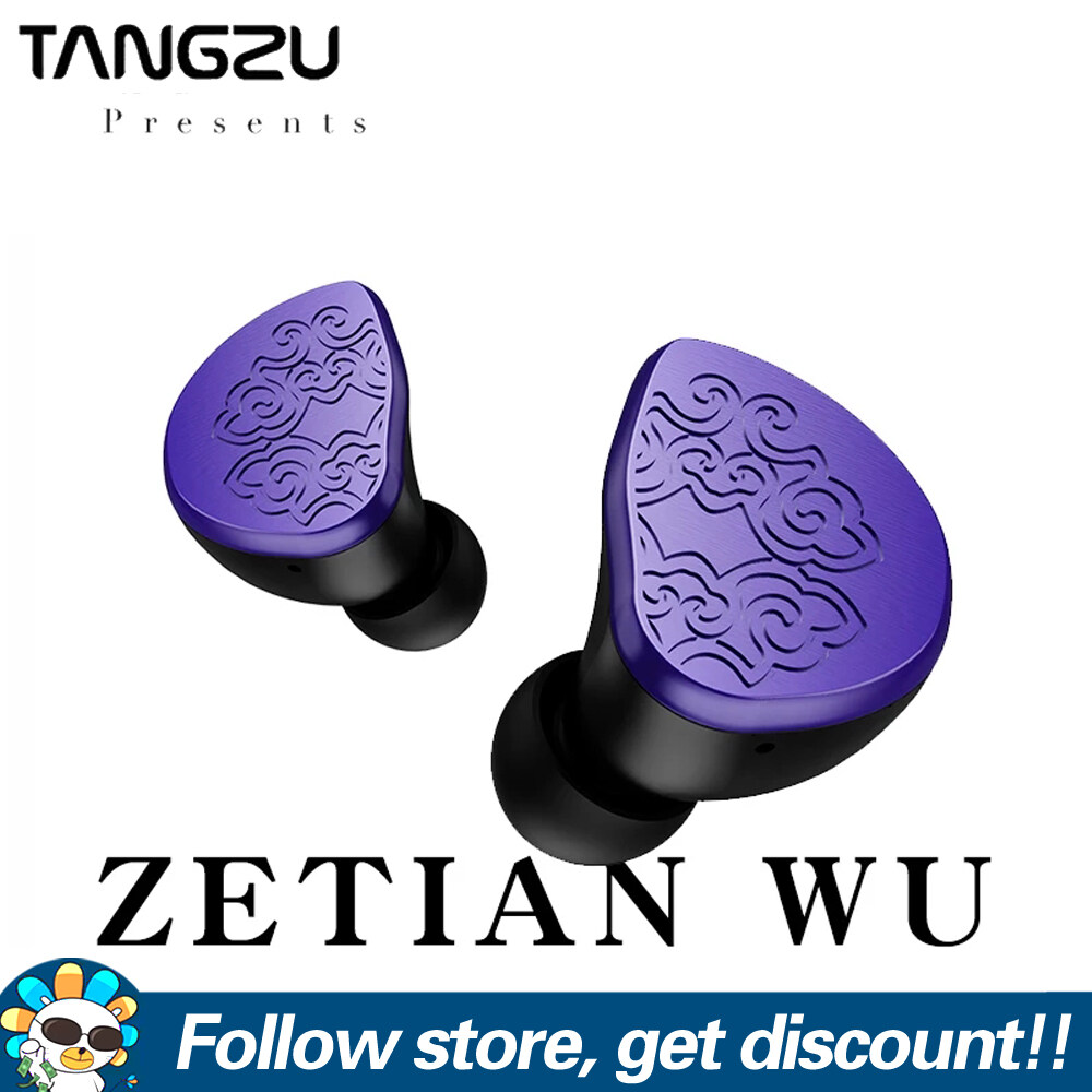 TANGZU Zetian Wu Earphone Hifi Planar Driver Earbuds 3.5/4.4mm Balanced Music IEM Headphones Sports Running Gaming Earplug Noise Cancelling Headset 0.78mm 2Pin Detachable DJ Monitors For IOS Android S