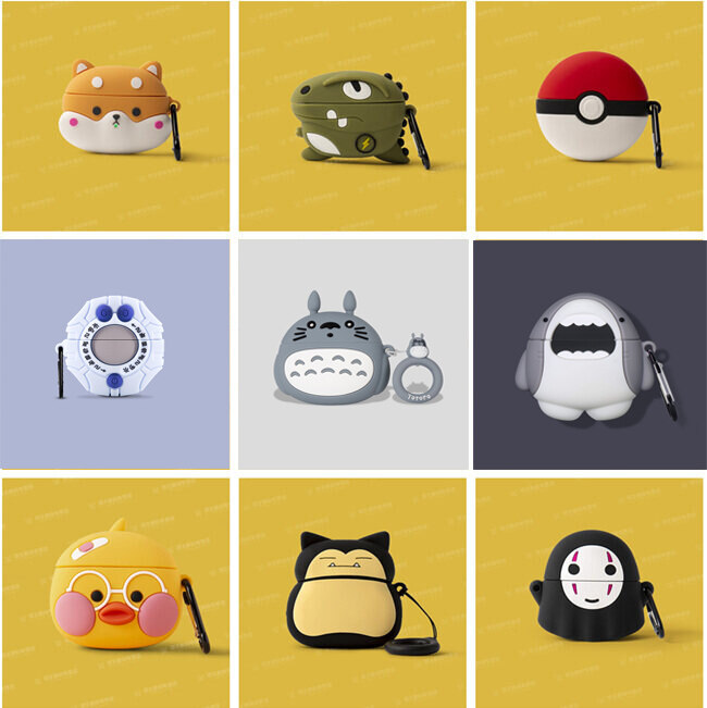 3D Headset Cases for Huawei Freebuds 4i Case Cute Cartoon Wireless Bluetooth Earphone Cover for Huawei FreeBuds 5i Case Cover