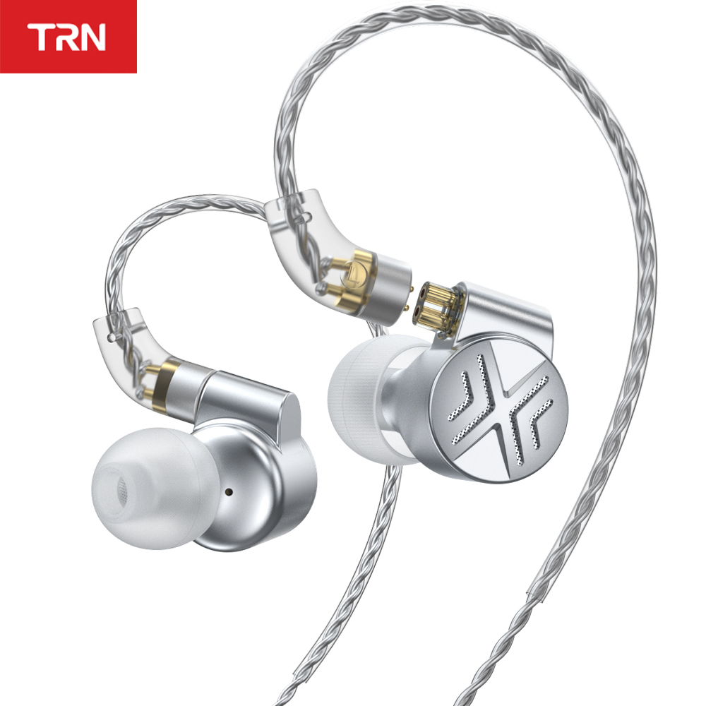 TRN TA1 Max Hi-FI 1BA+1DD Knowles Hybrid Beryllium-plated Dynamic In-ear Monitors Earphone HIFI Bass Metal Monitor Running