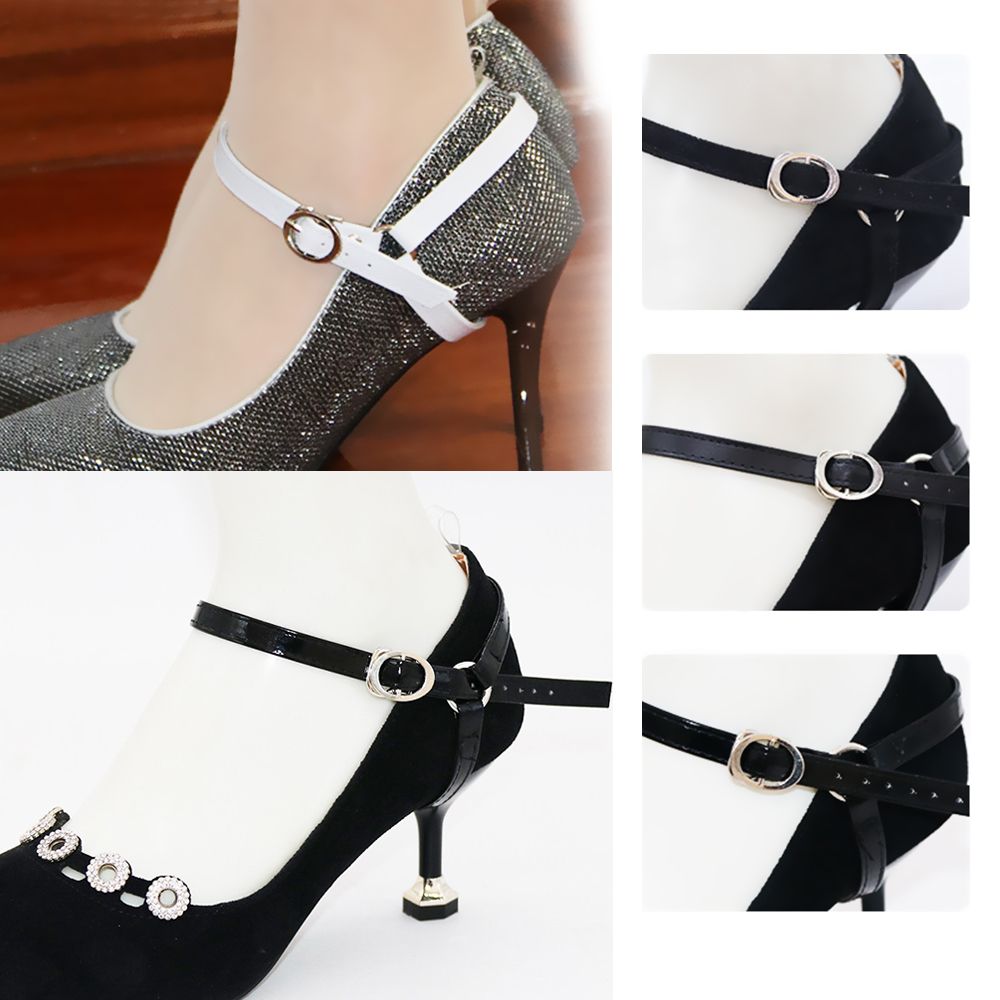 OAOW8100 Wholesale Metal Tip Shoe Accessories Adjustable High Heels Holding Ankle Shoe Tie Bundle Shoelace Anti-skid Shoes Belt