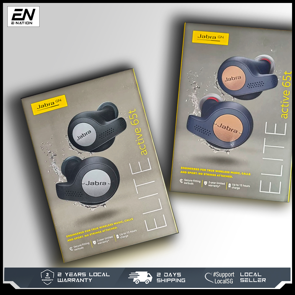 Authentic Jabra Elite Active 65t True Wireless Earbuds with 2 years warranty