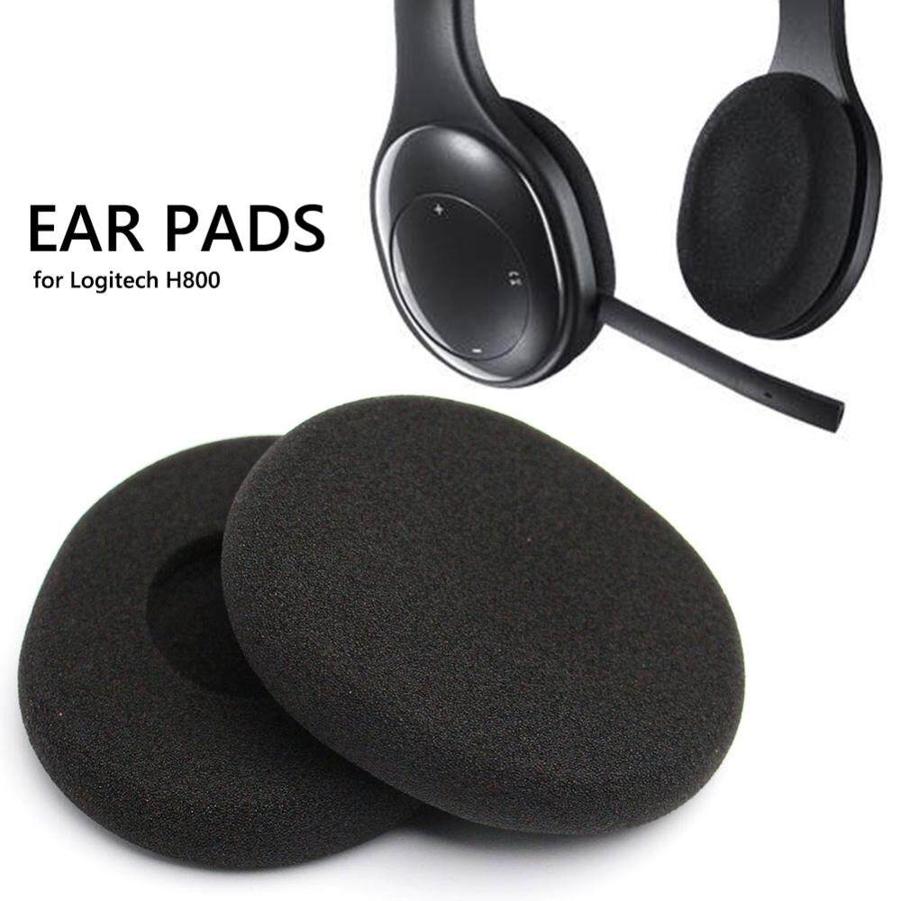 2pcs Earpads Cushion Replacemnet Headphones Sponge Cover for Logitech H800 H 800 Headphones Supplies