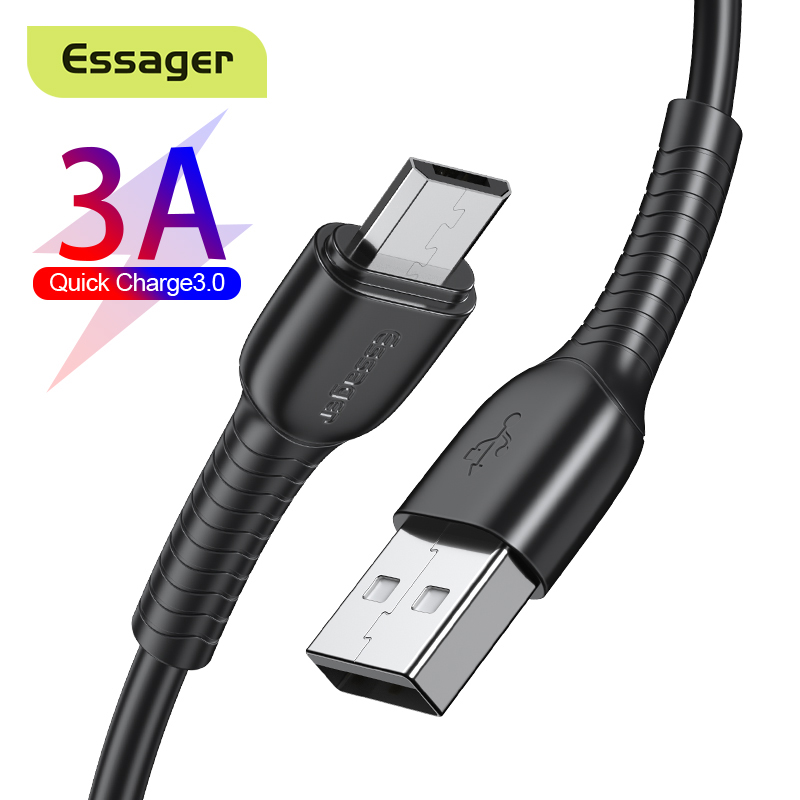 Essager 3A Micro Usb Cable Fast Charging Data Cable For Xiaomi Redmi Samsung S7 Android Mobile Phone Microusb Charger Wire Cord