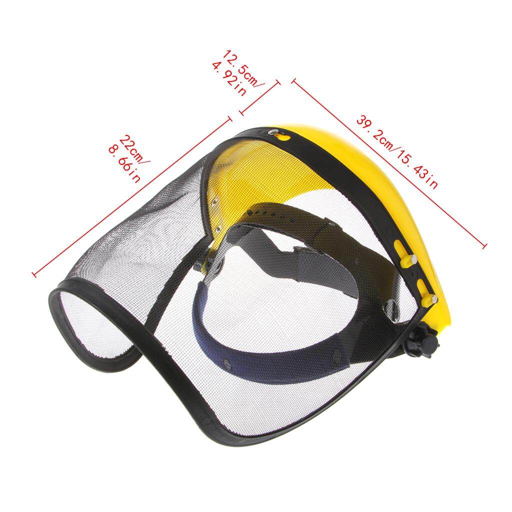 Audio Gool Face Shield Mesh Visor Browguard Ideal For Brushcutter Trimmer Strimmer Shield