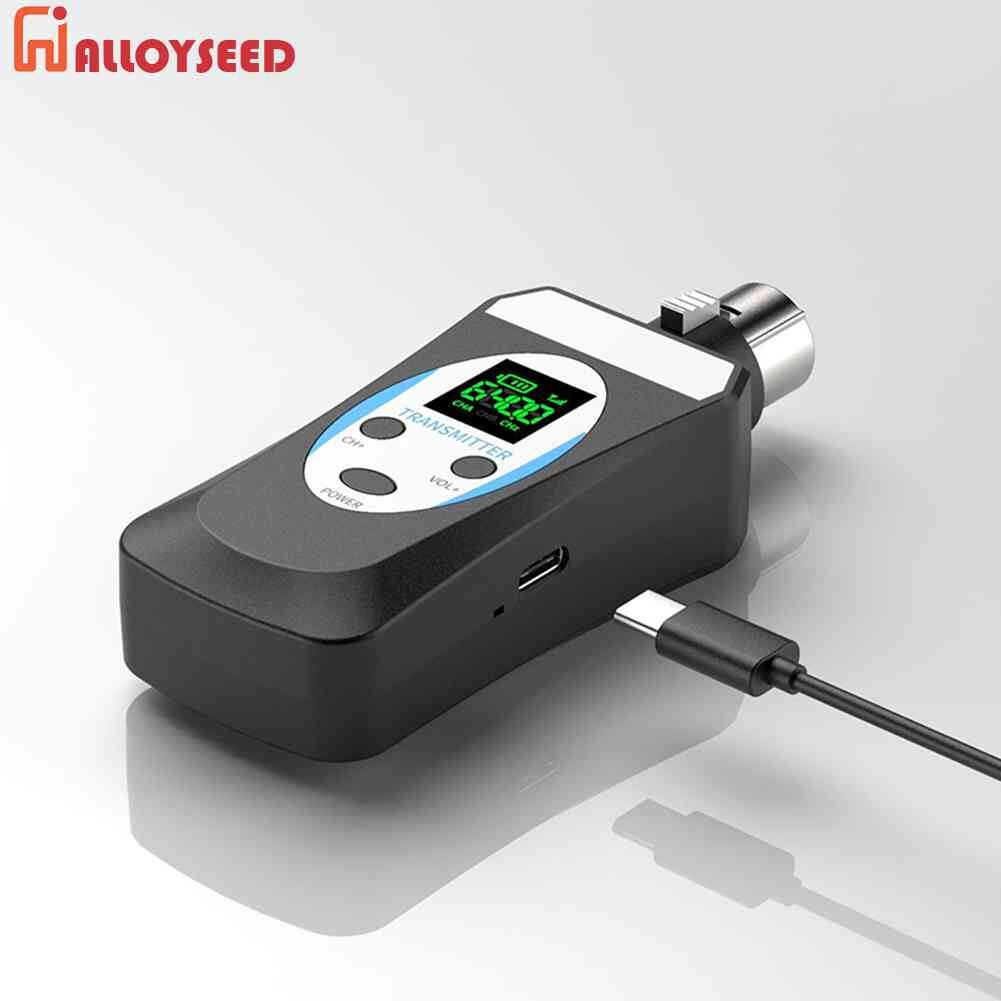 Mic Condenser Converter Set Rechargeable Noise Reduction for Large Stage KTV