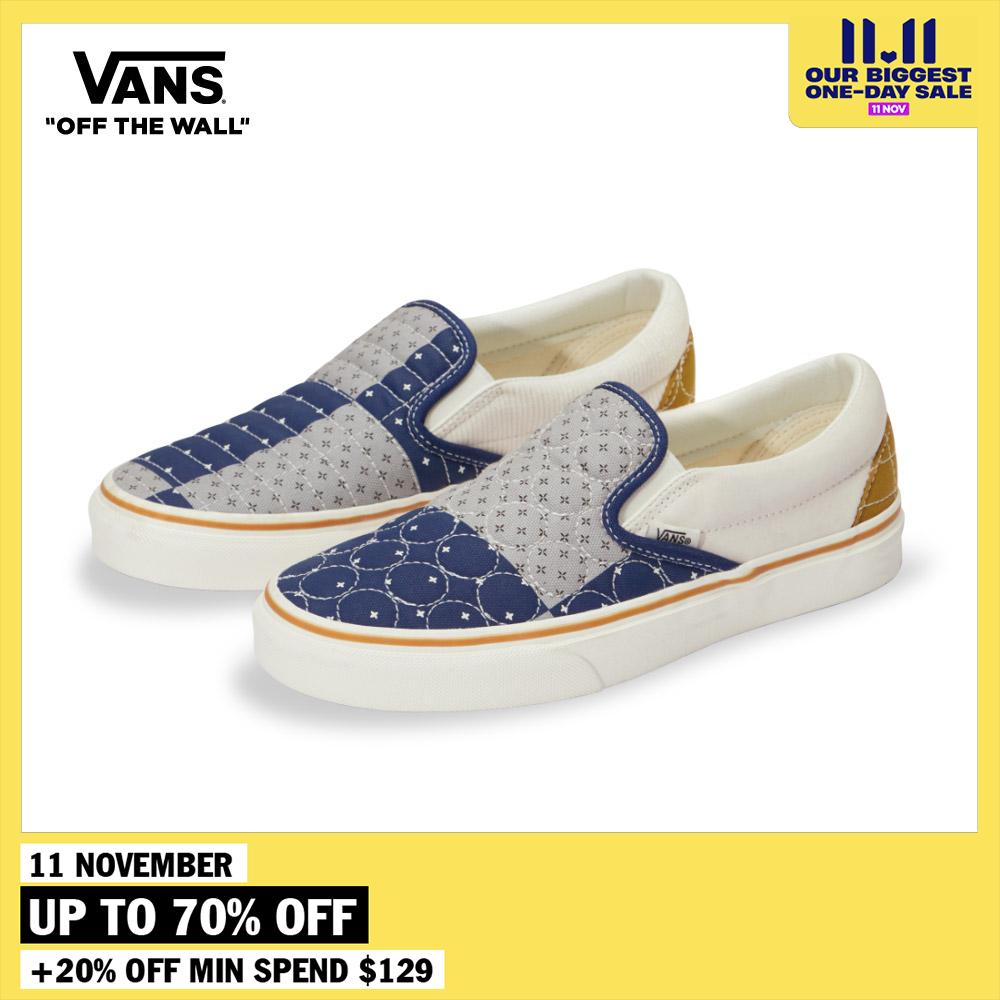 Vans Quilted Bandana Classic Slip-On Men Sneakers (Unisex US Size) Misc VN0A7VCFBCK1