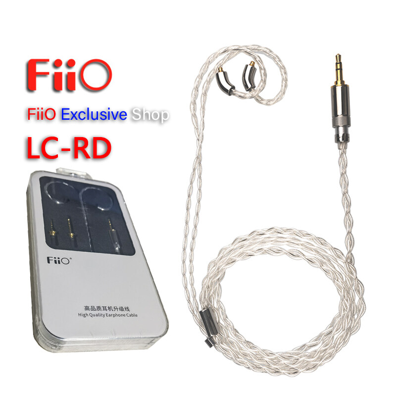 FiiO LC-RD Headphone MMCX Cable High-Purity Pure Silver Swappable Plug Earphone Cable