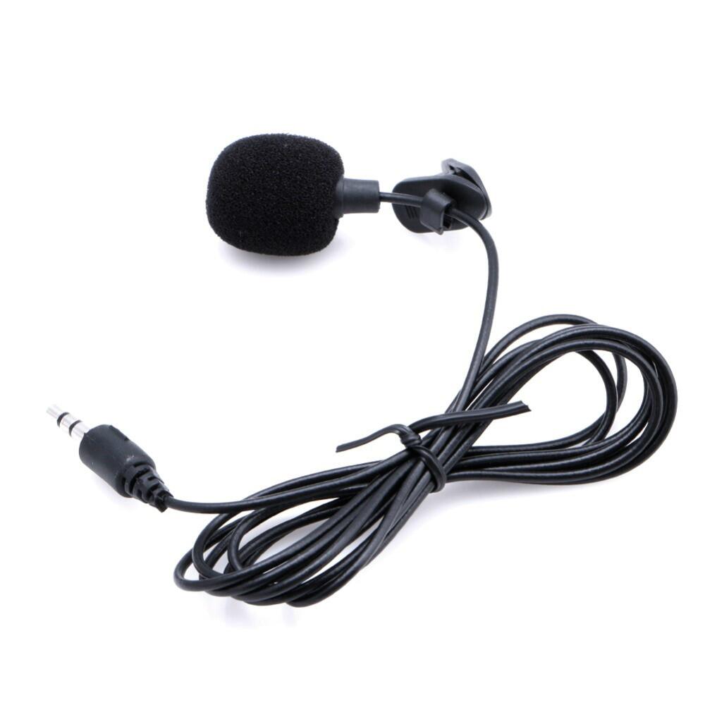 Universal Portable 3.5mm Mini Mic Microphone Hands Free Clip on Microphone Mini Audio Mic For PC Laptop Lound Speaker