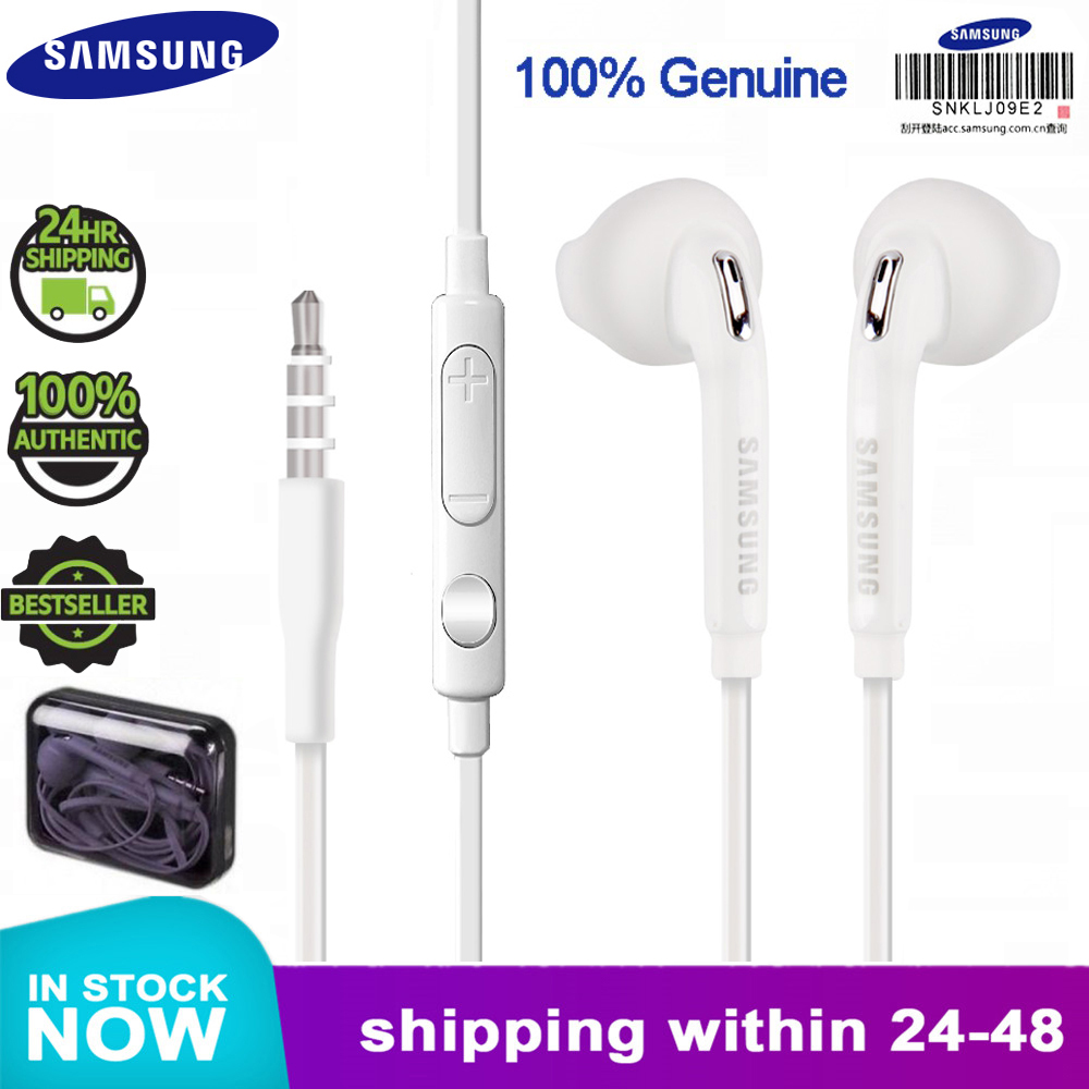 100% Original Samsung EO-EG920 Earphone In-ear With control Speaker Wired 3.5mm headsets With Mic 1.2m In-ear Sport Earphones