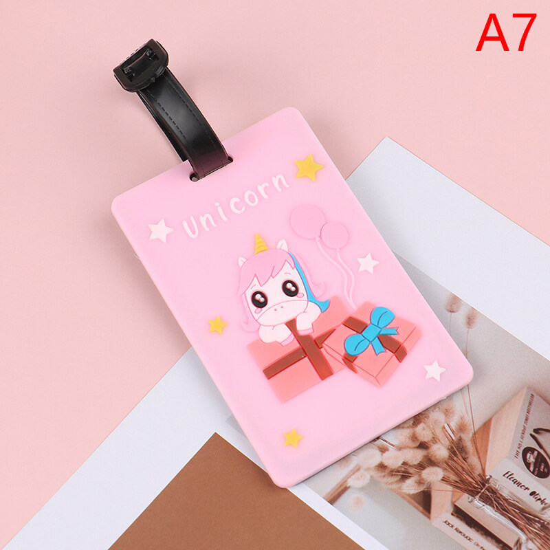 ?New Production? Cute Cartoon Travel Accessories Luggage Tag Suitcase Boarding Tag Portable Label